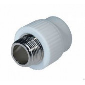Муфта комбинированная ППР d63 x 2" НР TIM Tpp3032.0.06307s
