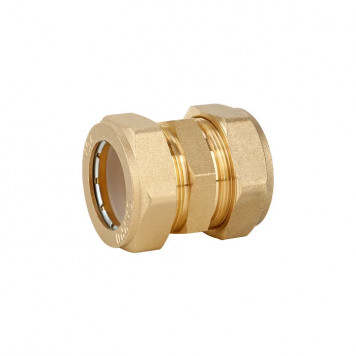 Муфта для гофрированных труб нержавеющая обжимная 15x15 Stahlmann  SSWL15/150BEF