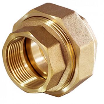Американка прямая латунная  3/4Fx3/4F   TIM  HKS033