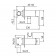 Смеситель для биде с держателем квадр. (встраиваемый) хром D-Lin  D183201