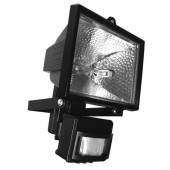 Прожектор галогенный с датчиком Foton Lighting FL-H150S черный