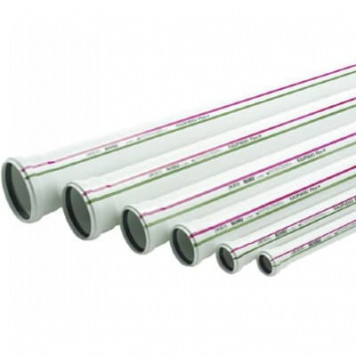 Канализационная труба полипропилен  d50 x 1,8 - 2м Rehau Raupiano Plus 11201541200