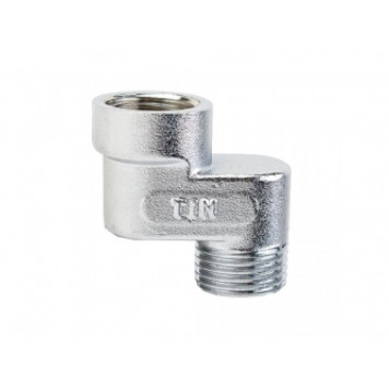 Эксцентрик переходной никелированный 1/2"x1/2" г-ш, 1 см TIM