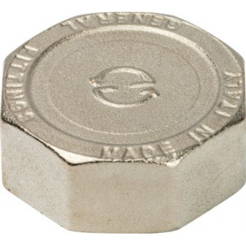 Заглушка ВР никелированная 1/4" STOUT  SFT-0027-000014 
