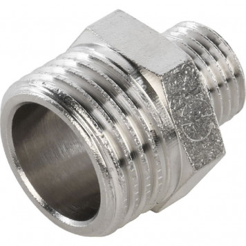 Ниппель НН переходной никелированный 1/2X1/4 STOUT  SFT-0004-001214-3
