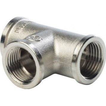 Тройник ВВ никелированный 1/2" STOUT  SFT-0020-000012