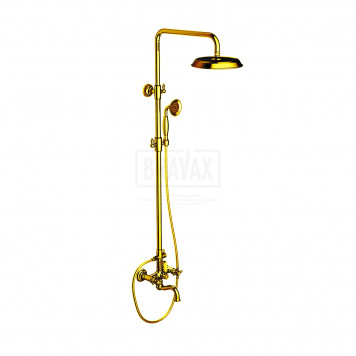 Душевая система с тропическим душем Kern 5033 gold