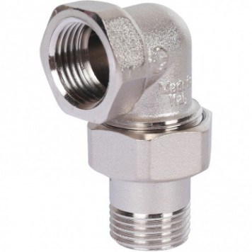 Американка угловая 1/2" ВН, никелированная, под конус STOUT -1