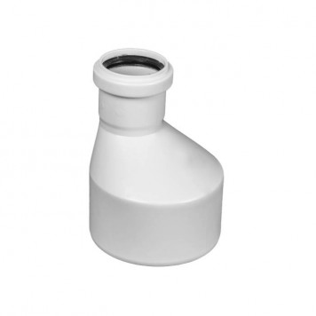 Переход PP-H эксцентрический бесшумный белый d110x50 RTP (РосТурПласт)   24574