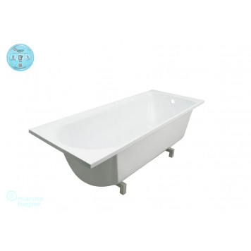 Ванна Глория 170x70 из литьевого мрамора с ножками Marmo&Bagno  MB-GL17070-1