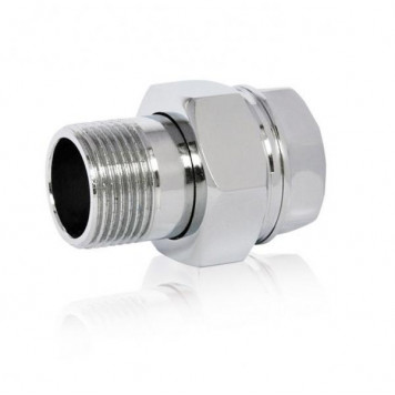 Американка латунная прямая ВН 1" хром  TIM K30-HJS044 -1