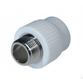 Муфта комбинированная ППР d40 x 1 1/4" НР WH TIM Tpp3032.0.04005s