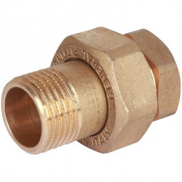 Американка прямая 1/2" ВН, латунная, под конус, уплотнение кольцо STOUT  SFT-0040-000012  -1