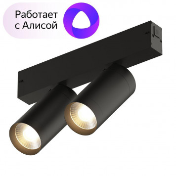 DK8012-BK Акцентный светильник SMART SPOT DOUBLE 2x9W DIM 3000K-6000K, черный