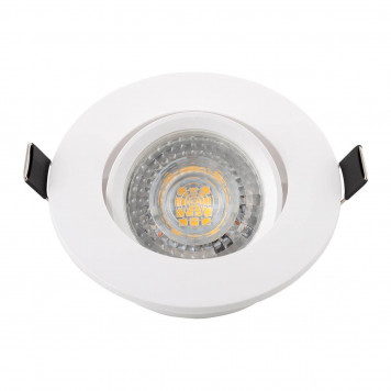 Встраиваемый светильник, IP20 10Вт GU5.3 LED белый, пластик