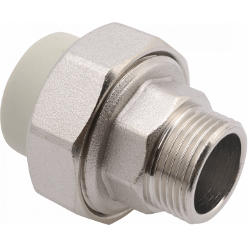 Американка PP-R d25x3/4" НР серая 237025 FV-Plast AA237025034