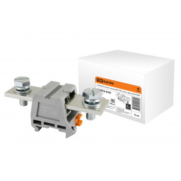Клемма болтовая силовая КБС-095 кв.мм. серая 230А TDM  SQ0833-0107