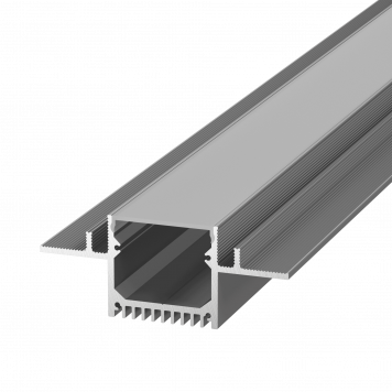 Алюминиевый профиль без видимой рамки LG35, 2500 мм, анодированный Design LED  010361