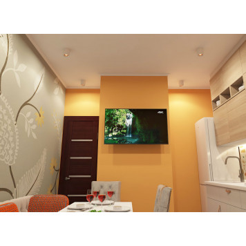 DK3090-WBR Светильник накладной, IP 20, 10 Вт, GU5.3, LED, белый/бронзовый, пластик-3