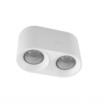 DK3096-WH+CH Светильник накладной IP 20, 10 Вт, GU5.3, LED, белый/хром, пластик-1