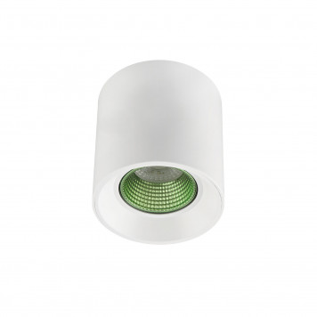 DK3090-WH+GR Светильник накладной IP 20, 10 Вт, GU5.3, LED, белый/зеленый, пластик