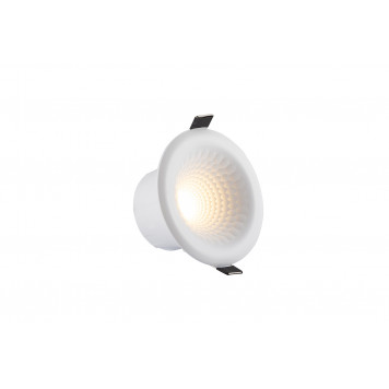 DK3400-WH Встраиваемый светильник, IP 20, 4Вт, LED, белый, пластик Denkirs