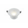 DK3500-WH Встраиваемый светильник, IP 20, 6Вт, LED, белый, пластик Denkirs
