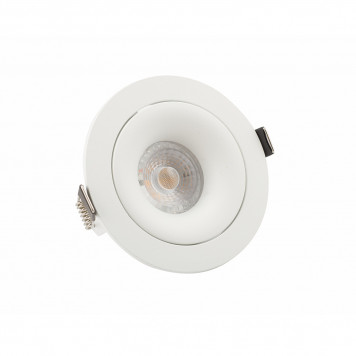 DK2120-WH Встраиваемый светильник, IP 20, 50 Вт, GU10, белый, алюминий