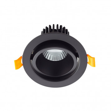 DK4000-BK Встраиваемый светильник, IP 20, 5 Вт, LED 3000, черный, алюминий Denkirs-2