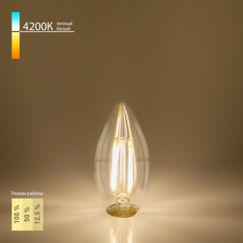 Светодиодная лампа Elektrostandard Dimmable 5W 4200K E14 (C35 прозрачный) (BLE1401)