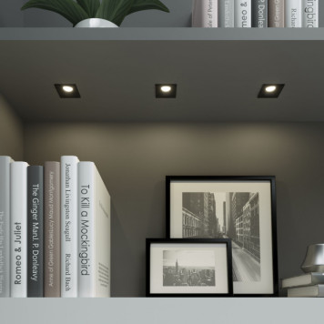 Встраиваемый светильник Elektrostandard 15271/LED 3W BK черный-1