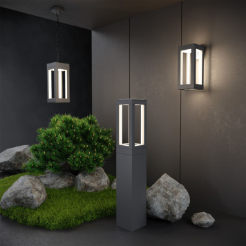 Подвесной уличный светильник Elektrostandard 1528 TECHNO LED серый-2