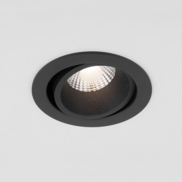 Встраиваемый светильник Elektrostandard 15267/LED 7W 3000K BK/BK черный/черный-1