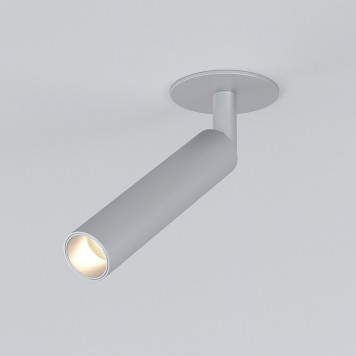 Встраиваемый светильник Elektrostandard Diffe серебряный 5W 4200K (25027/LED)  a058213