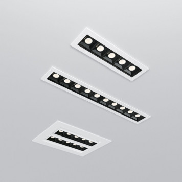 Встраиваемый светильник Elektrostandard 9921 LED 10W 4200K белый/черный-2