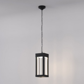 Подвесной уличный светильник Elektrostandard 1528 TECHNO LED чёрный-3