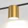 Бра Elektrostandard Acru LED черный/золото (MRL LED 1019)