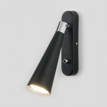 Спот Elektrostandard Horn GU10 SW чёрный (MRL 1010)  a047874