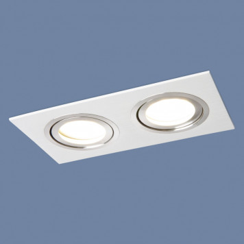 Встраиваемый светильник Elektrostandard 1051/2 WH белый-1
