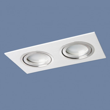 Встраиваемый светильник Elektrostandard 1051/2 WH белый-2