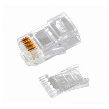 Джек RJ-45 8P8C CAT 6 со вставкой REXANT
