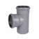 Тройник для внутренней канализации HTEA d90/90x87° Ostendorf    114400