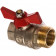 Кран шаровой Base рукоятка бабочка 1" внутренняя-наружная Valtec  VT.218.N.06