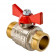 Кран шаровой  3/4" нар./нар. бабочка VALTEC Base  VT.219.N.05