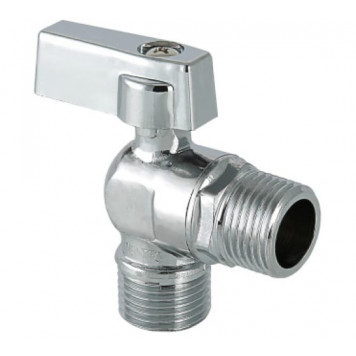 Кран угловой 1/2"-1/2", хром Valtec	VT.392.N.04	