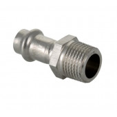 Муфта INOX-PRESS наружная резьба  Ø35х1" нержавеющая сталь VALTEC  VTi.901.I.003506