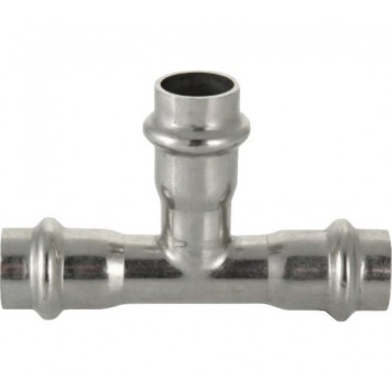 Тройник INOX-PRESS Ø35 нержавеющая сталь VALTEC 