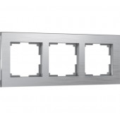 WL11-Frame-03 / Рамка на 3 поста (алюминий) Aluminium