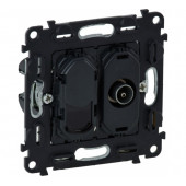 Legrand Valena IN'MATIC Розетка ТВ "звезда"/RJ45 Кат.6 UTP