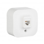 Legrand Quteo Розетка TF (RG11) белая